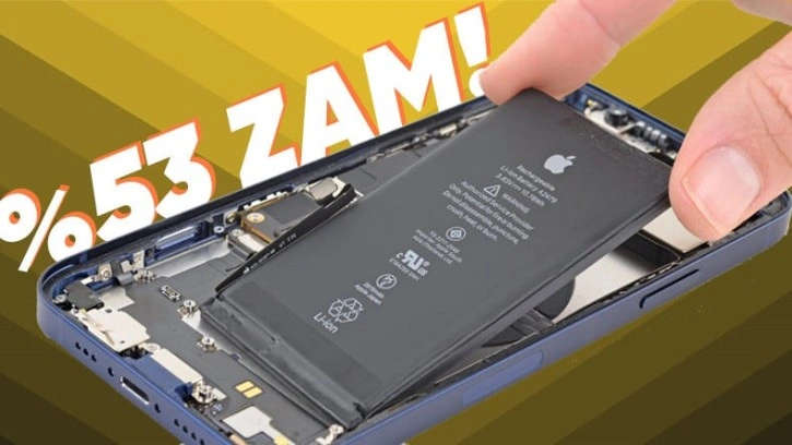 1 Mart'ta iPhone Batarya Değişim Ücretlerine Zam Geliyor