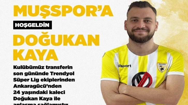 1984 Muşspor, Süper Lig'den kaleci Doğukan Kaya ile anlaştı