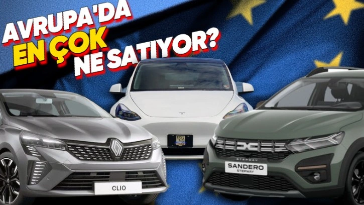 2024'te Avrupa'da En Çok Satan Otomobiller