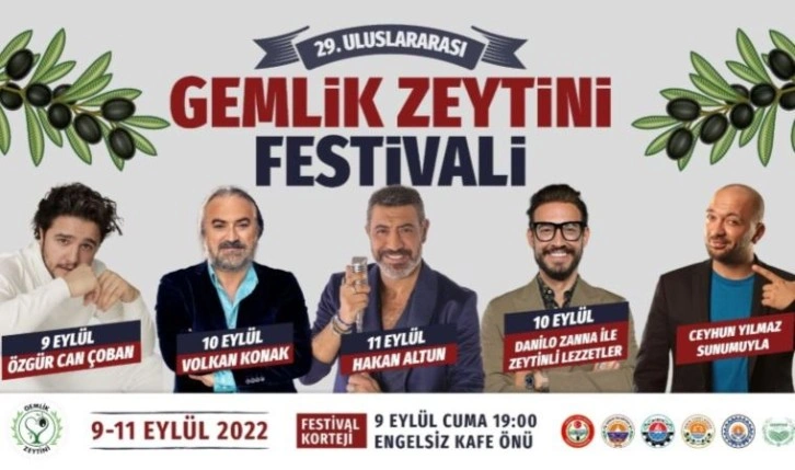 29. Uluslararası Gemlik Zeytini Festivali başladı