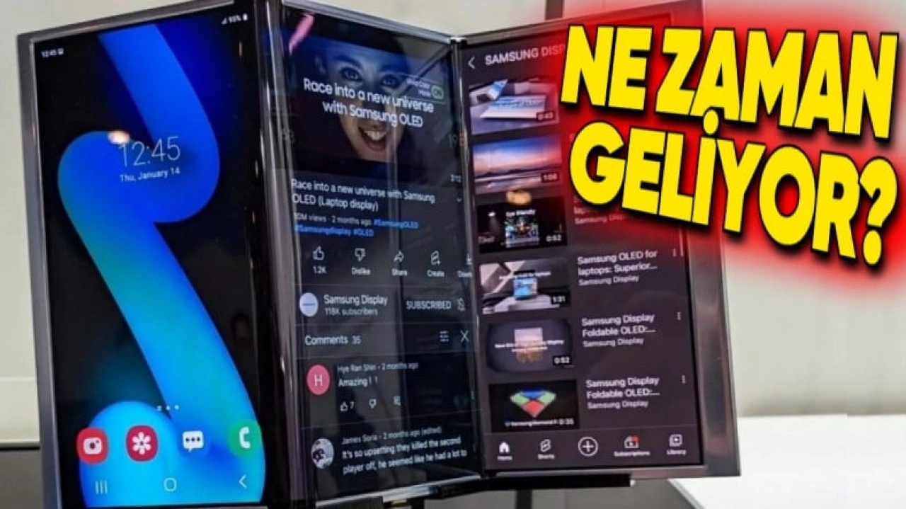 3'e Katlanan Samsung Telefonun Tanıtım Tarihi Ortaya Çıktı