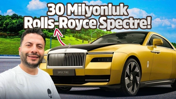 30 Milyon TL'lik elektrikli otomobil! &#8211; Rolls Royce Spectre