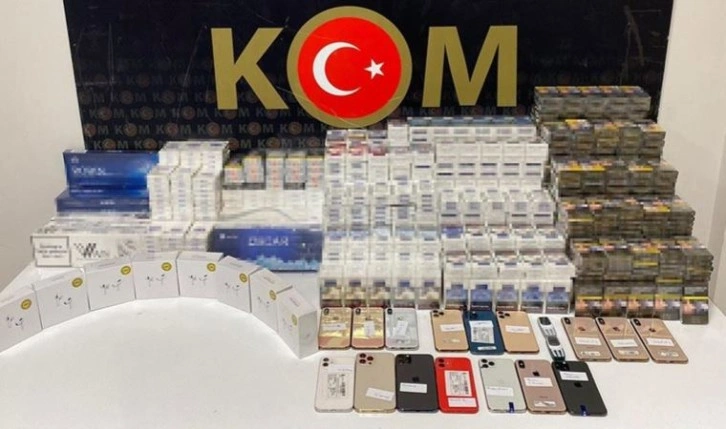 471 bin lira değerinde kaçak ürün ele geçirildi: 37 gözaltı