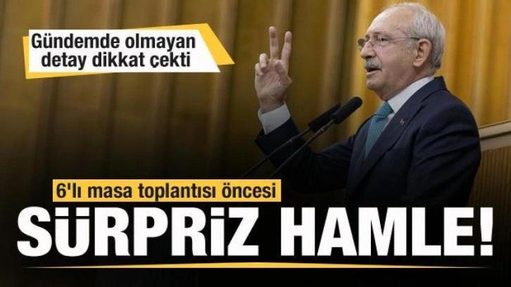 6'lı masa toplantısı öncesi sürpriz hamle! Adaylık yetkisi alacak iddiası