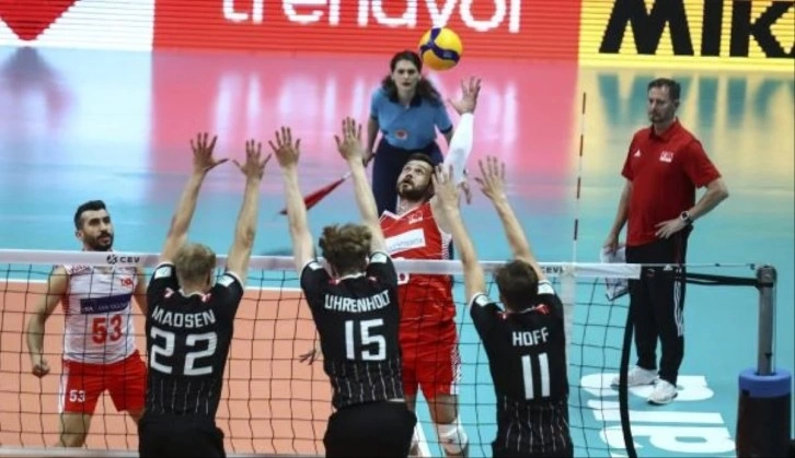 A Milli Erkek Voleybol Takımı, Danimarka'yı 3-1 mağlup etti