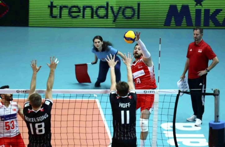 A Milli Erkek Voleybol Takımı Danimarka'yı Mağlup Etti