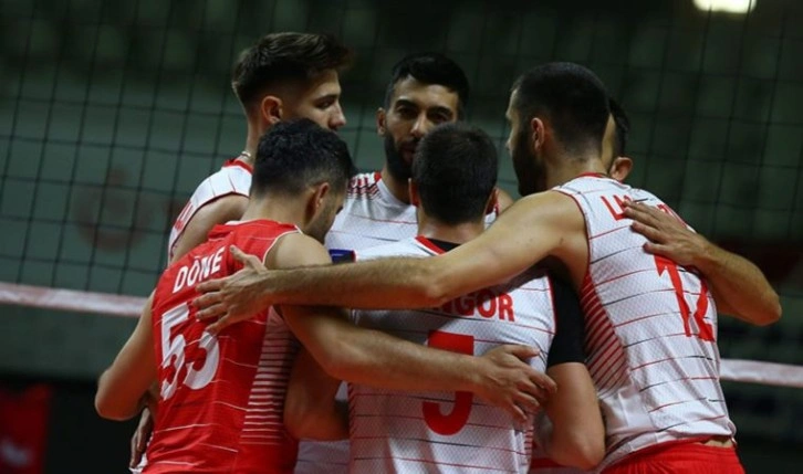 A Milli Erkek Voleybol Takımı, hazırlık maçında Estonya'yı mağlup etti