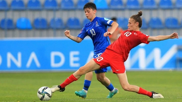 A Milli Kadın Futbol Takımı, Azerbaycan'a mağlup oldu