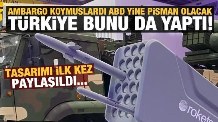 ABD ambargo koymuştu Türkiye yine yaptı! Tasarımı ilk kez paylaşıldı: LEVENT!