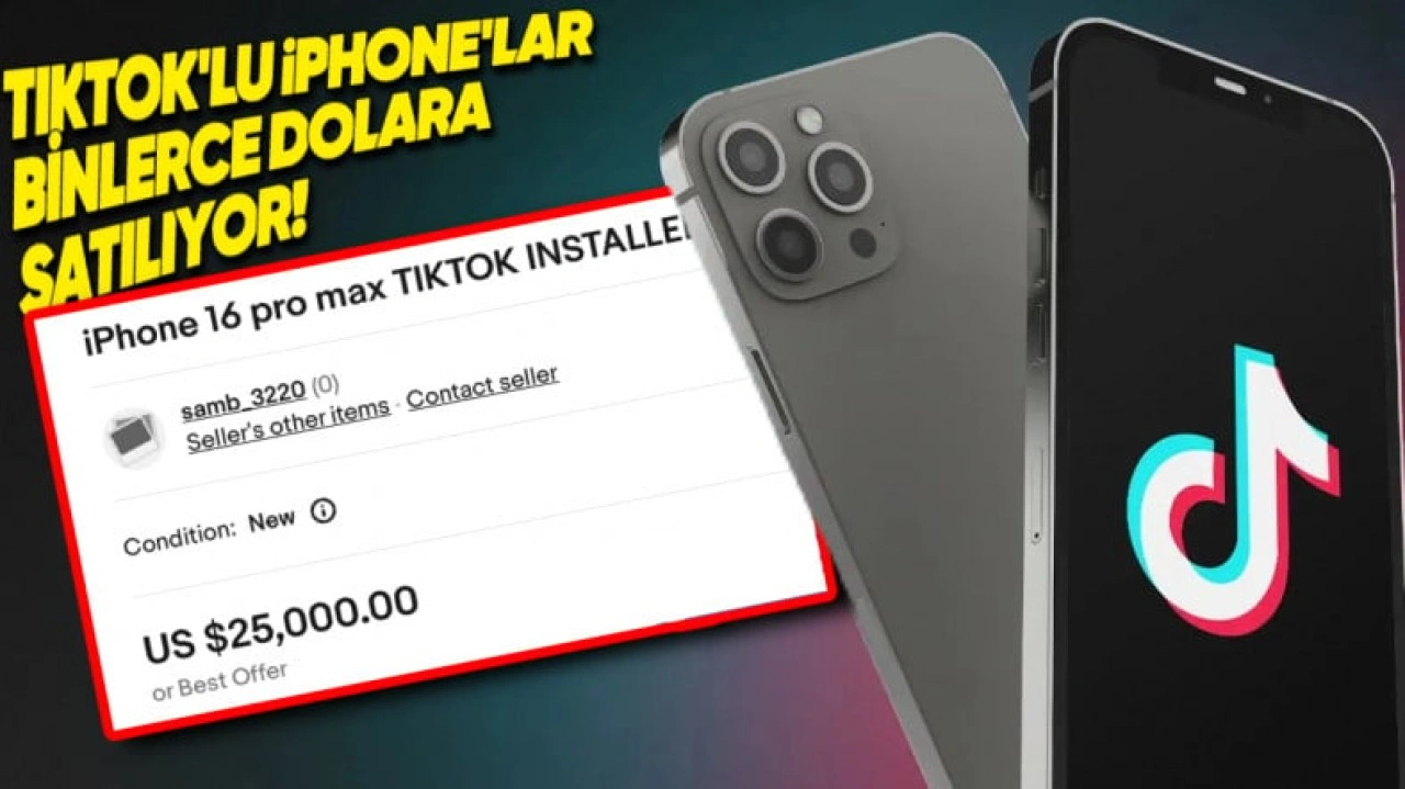 ABD'de Binlerce Dolara TikTok Yüklü iPhone'lar Satılıyor