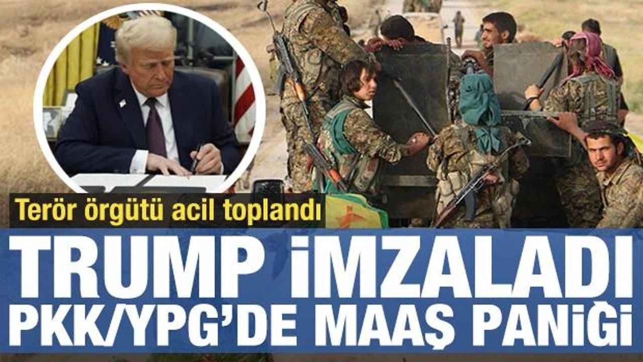 ABD'nin kararı sonrası PKK-YPG'de maaş paniği! Trump imzalamıştı, örgüt acil toplandı...