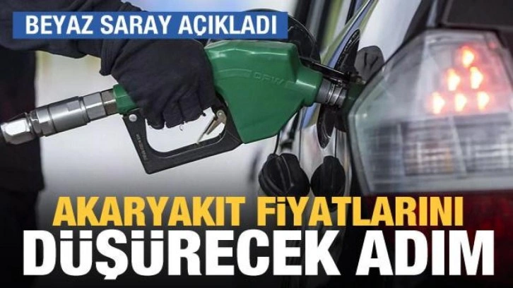 ABD'den akaryakıt fiyatlarını düşürecek hamle