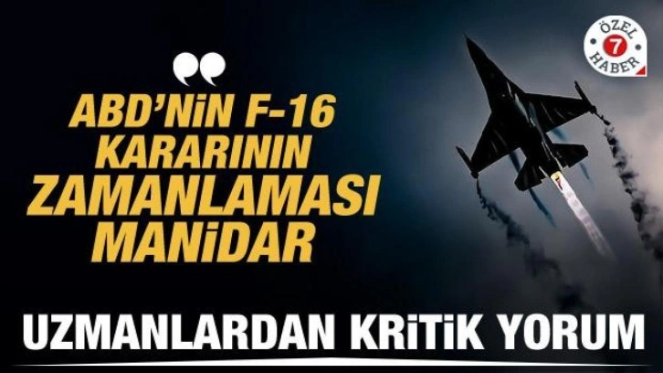ABD'nin F-16 kararını değerlendiren uzmanlardan 'Kızılelma' vurgusu: ABD Türkiye'