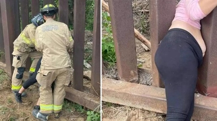 ABD'ye kaçak yoldan geçmeye çalışan kadın, göbeği sığmayınca sıkışıp kaldı