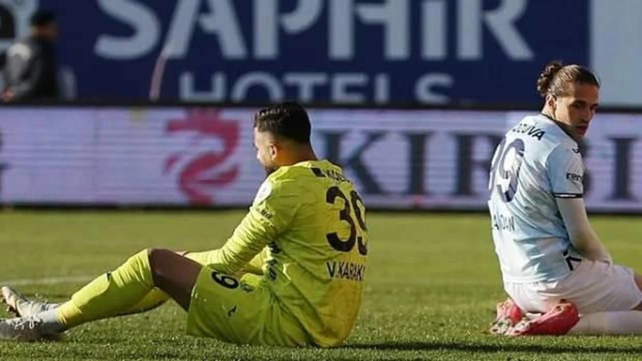 Adana Demirspor - Bodrum maçında korkutan olay! Yürekler ağza geldi