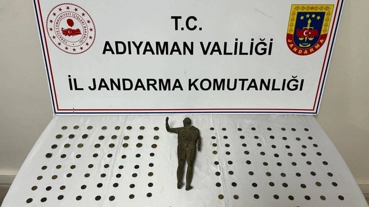 Adıyaman'da tarihi eser kaçakçılığına 4 gözaltı