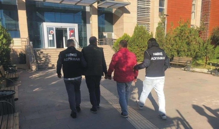 Adıyaman'da 'uyuşturucu' operasyonu: 3 tutuklama