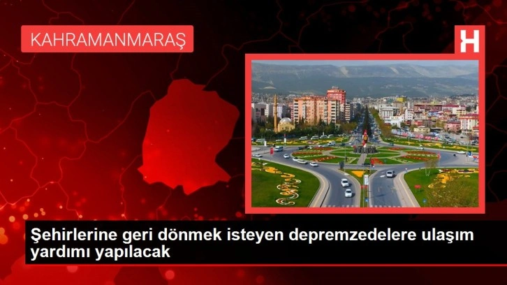 Afad, Depremzedelerin Şehirlerine Dönüşü İçin Ulaşım Sağlayacak