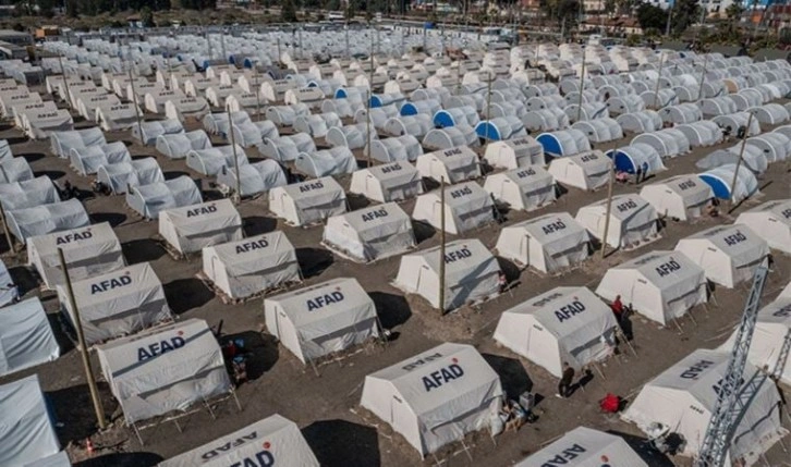 AFAD, hangi ilde ne kadar çadır olduğunu açıkladı