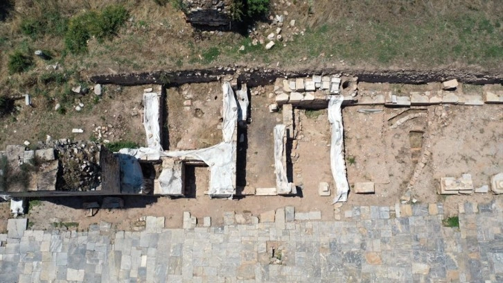 Afrodisias antik kentinde beylikler dönemine ait pazarın izleri bulundu