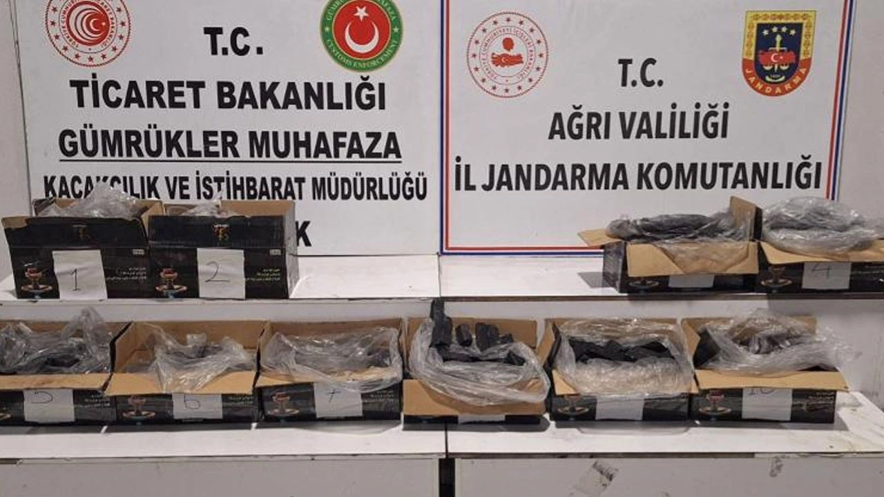 Ağrı'da 142 kilogram uyuşturucu ele geçirildi