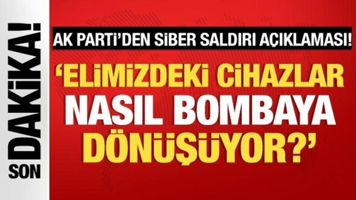 AK Parti'den İsrail'e Lübnan tepkisi!