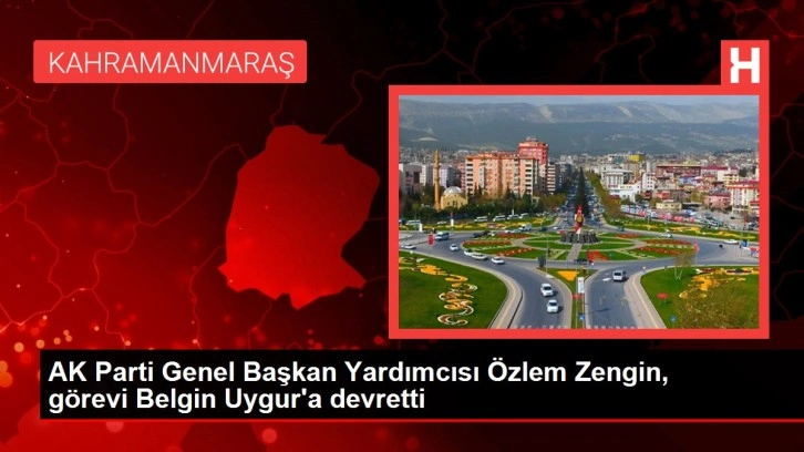 AK Parti Genel Başkan Yardımcısı Özlem Zengin, görevi Belgin Uygur'a devretti