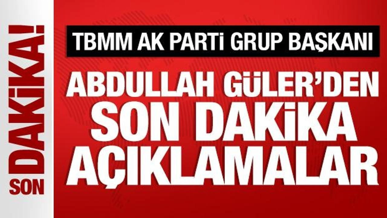 AK Parti Grup Başkanı Abdullah Güler, Başkent Kulisi'nde