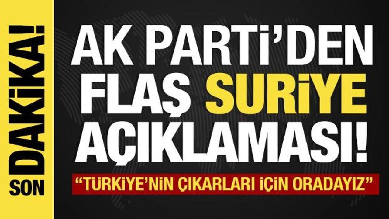 AK Parti Sözcüsü Çelik: Tel Rıfat ve Münbiç'te terörist görmek istemiyoruz!