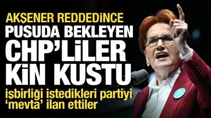 Akşener reddetti: Pusuda bekleyen CHP'li troller saldırıya geçti