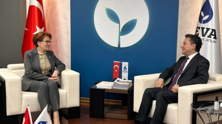 Akşener'den Babacan'a taziye ziyareti