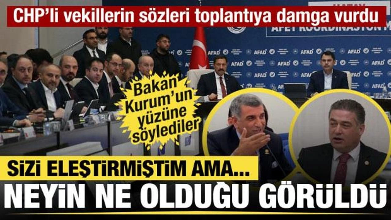 Algı operasyonu Hatay'da çöktü! CHP'li vekillerden Bakan Kurum'a: Başarı hikayesi gör