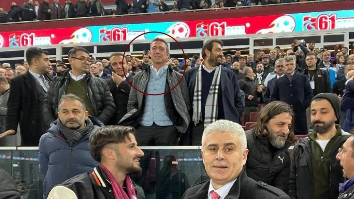 Ali Koç Trabzon'da ne yaptı? Sahada Trabzonspor, tribünde Ali Koç kazandı!