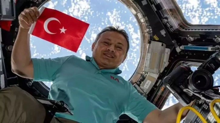 Alper Gezeravcı'nın dönüş yolculuğu başladı