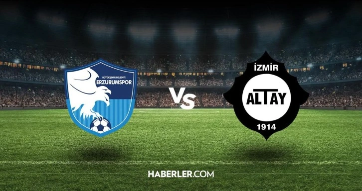 Altay - Erzurumspor maçı ne zaman? Altay - Erzurumspor maçı hangi kanalda, saat kaçta? şifreli mi?