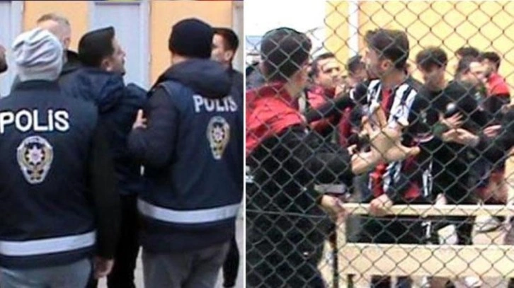 Amatör Lig bildiğiniz gibi! Polis araya girmese birbirlerini öldüreceklerdi