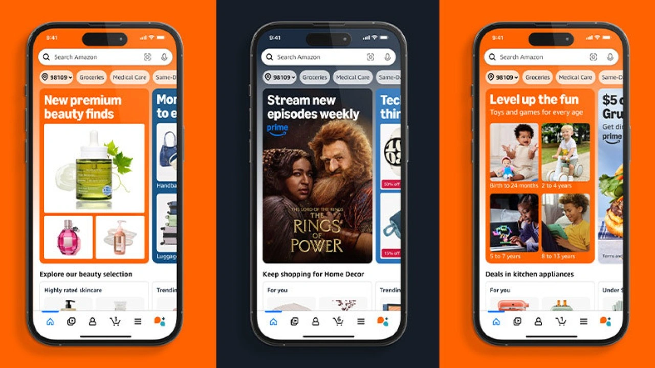 Amazon Mobil Uygulamasının Tasarımı Yenilendi