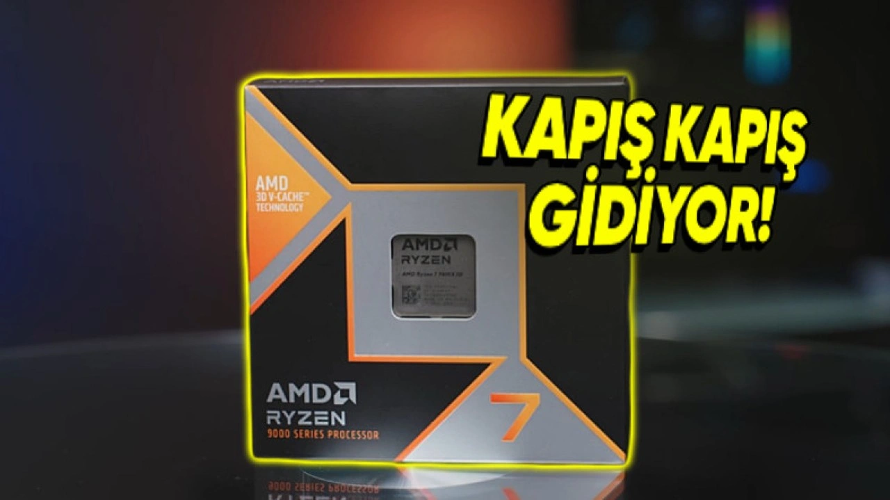 AMD'nin Ryzen 7 9800X3D İşlemcisi Âdeta Yok Satıyor