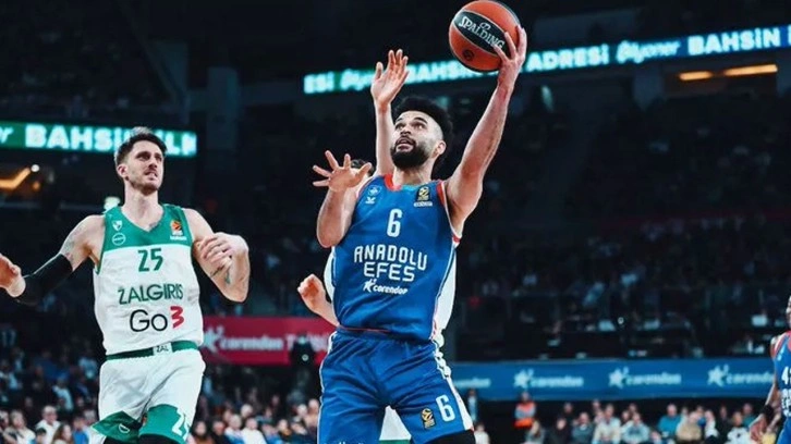 Anadolu Efes, evinde Zalgiris Kaunas'ı mağlup etti