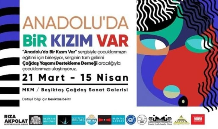 ‘Anadolu’da Bir Kızım Var’ sergisi ziyaretçilere açıldı