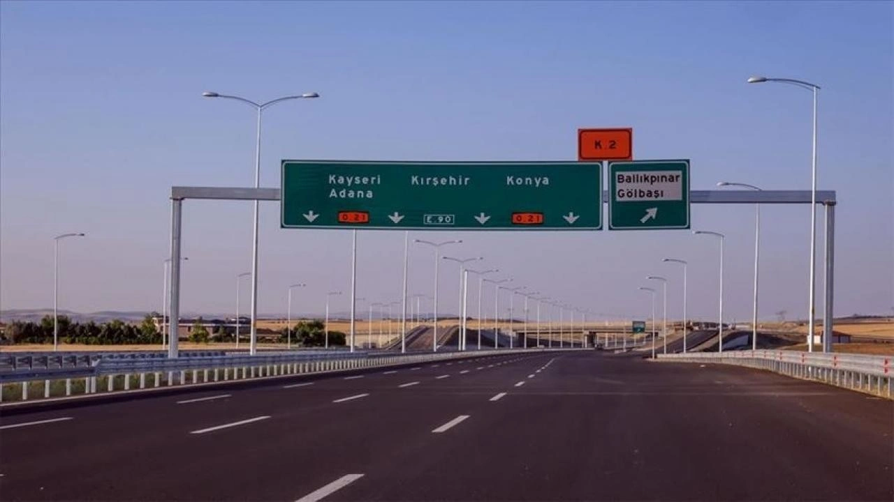 Ankara-Niğde Otoyolu'nu 4 yılda 24 milyon 265 bin araç kullandı