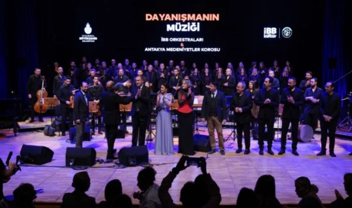 Antakya medeniyetler korosu İstanbul'da sahne aldı