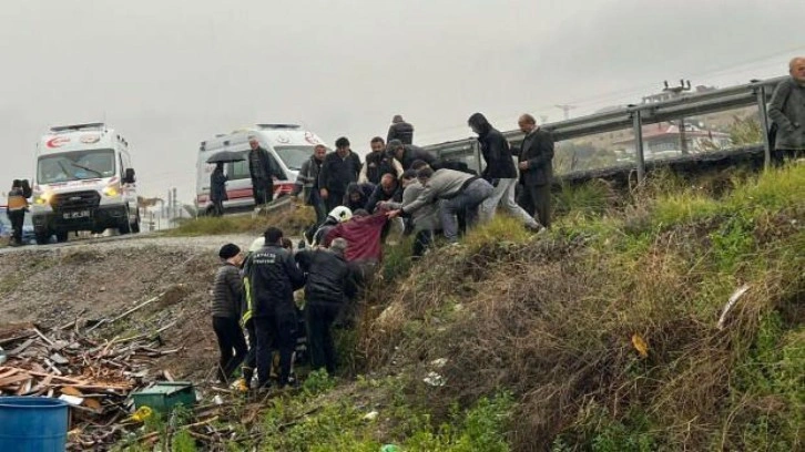 Antalya'da yağış kazaya neden oldu: 1’i ağır 5 kişi yaralı