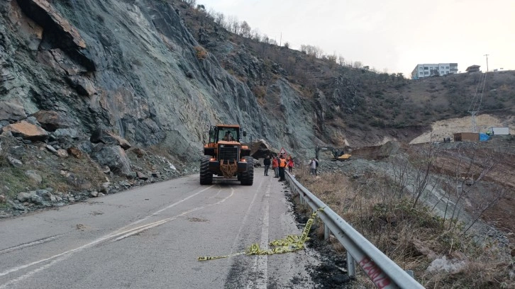 Artvin'de heyelan sonucu bir kişi yaralandı