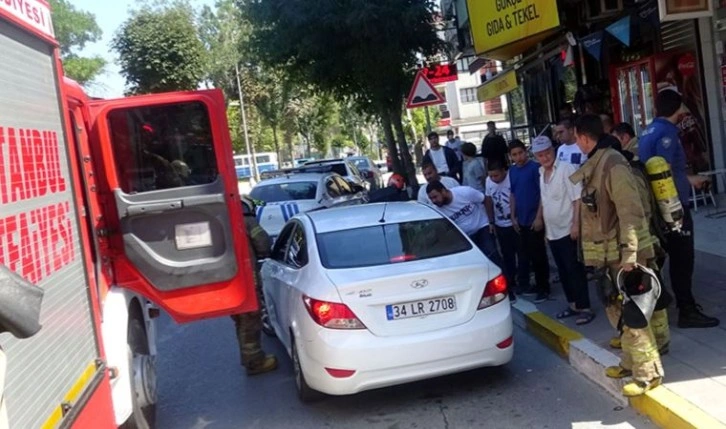 Avcılar'da hareketli dakikalar: Elindeki benzinle evi ateşe verecekti