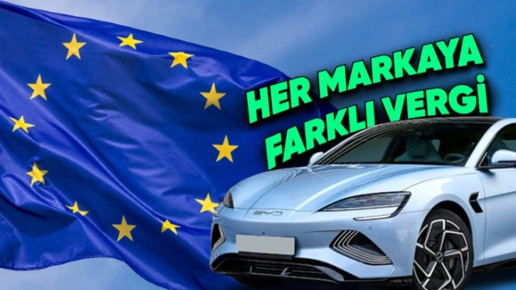 Avrupa da Çinli Elektrikli Otomobillere Ek Vergi Getirdi
