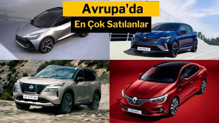 Avrupa'da en çok satılan otomobiller!