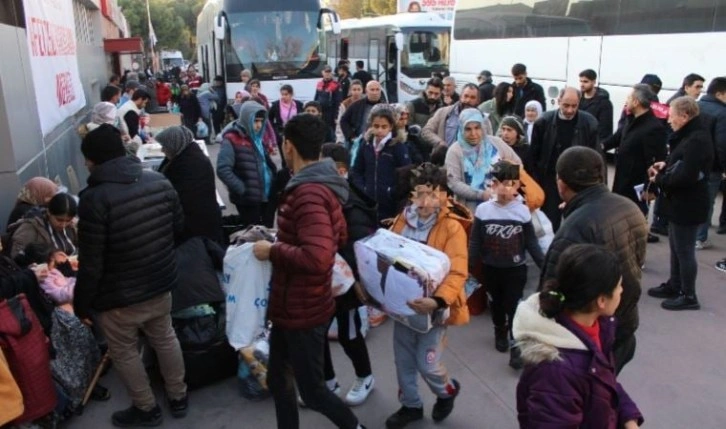 Aydın'a gelen depremzedeler başka illere gönderilecek