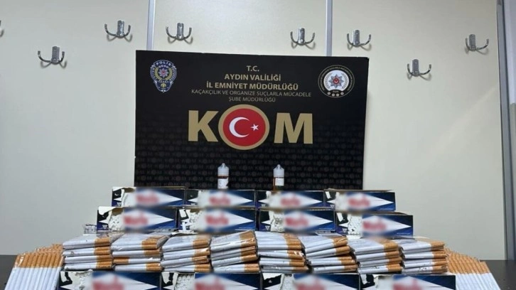 Aydın’da 10 kilo kaçak tütün ele geçirildi