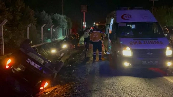 Aydın'da iki otomobil çarpıştı! Biri çocuk, 7 yaralı